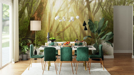Sunshine in Forest Wall Murals