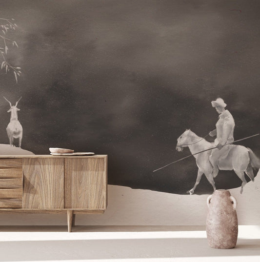 West Cowboy Wall Murals