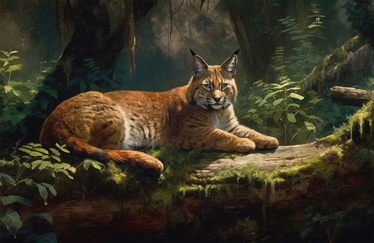 Resting Tiger Wall Murals