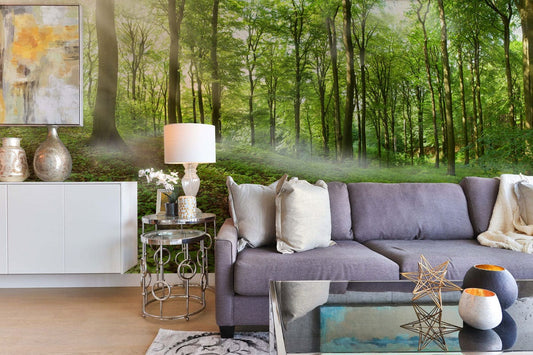 Vibrant Forest Wall Murals