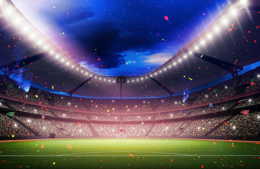 Ribbon in Stadium Wall Murals