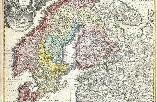 Vintage Map Wall Murals