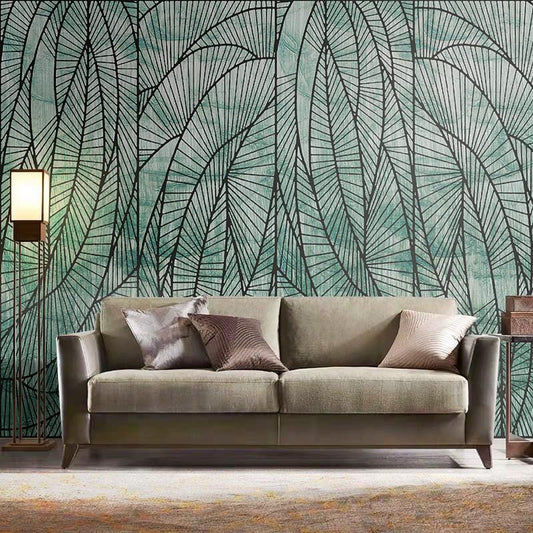 Transparent Leaves Wall Murals