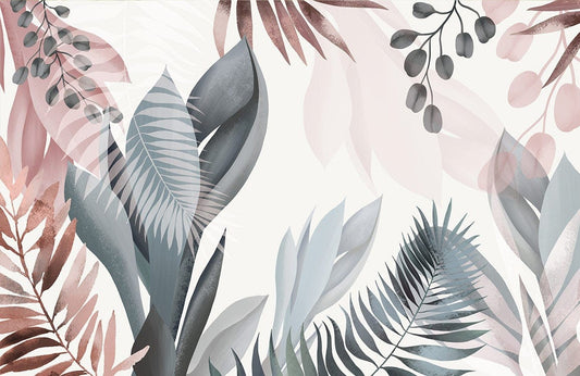 Art Leaves Wall Murals