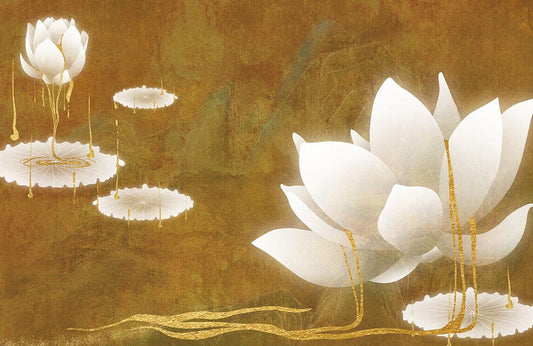 White Lotus Wall Murals