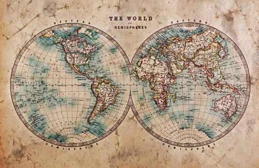 World Hemispheres Wall Murals