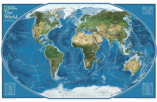 World Satellite Explorer Wall Murals