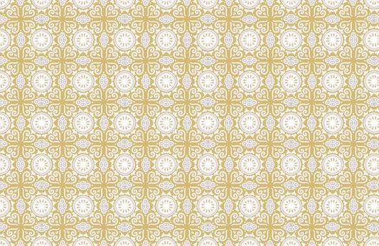 Yellow Pattern Wall Murals
