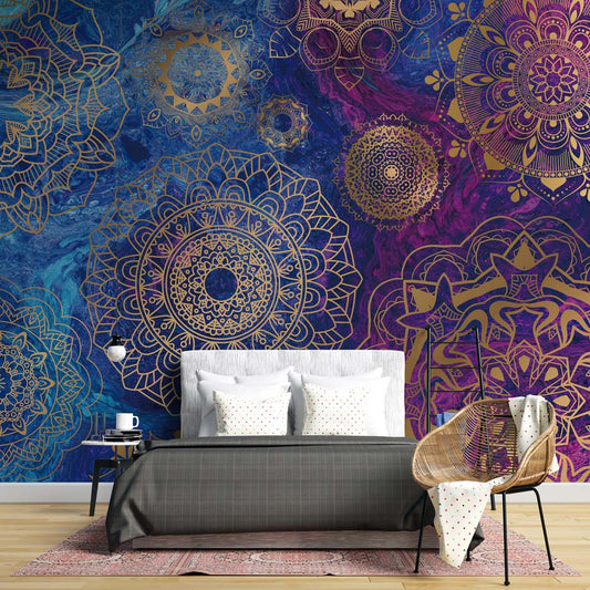 Galaxy Mandala Patterns Wall Murals