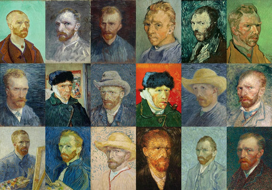 Van Gogh Portraits Exhibition Wall Murals