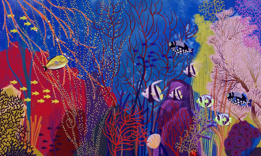 Blue Ocean Ground Wall Murals