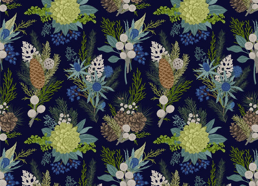 Dark Flower Bouquet Wall Murals