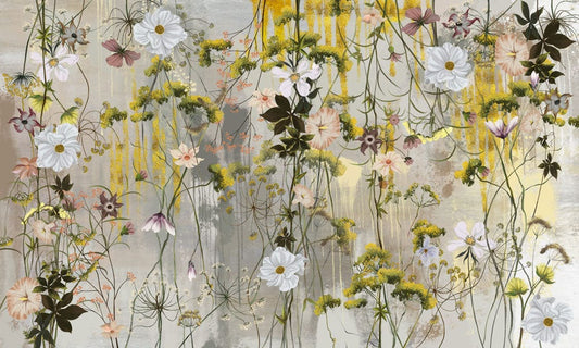 Floral Vines Painting Wall Murals