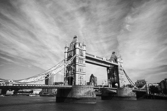 Grey London Bridge Wall Murals