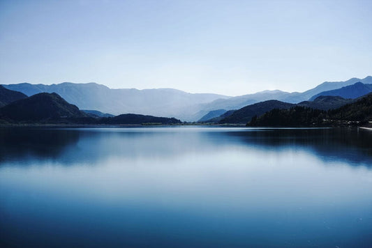 Jelly Blue Lakescape Wall Murals