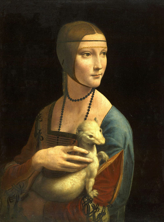 Lady with An Ermine Wall Murals
