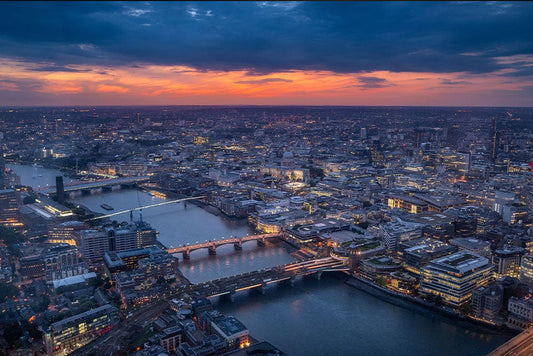 London under Sunset Wall Murals