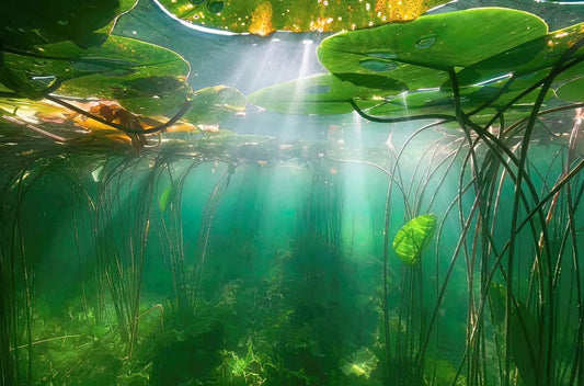 Underwater Pond View Wall Murals