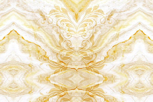 Elegant Golden Marble Wall Murals