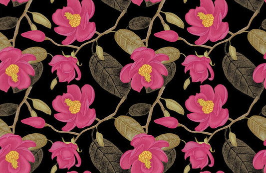 Pink Blossom Wall Murals