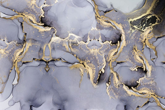 Mixed Watercolor Marble Wall Murals