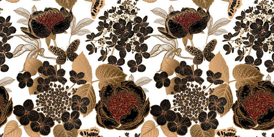 Golden Garden Wall Murals