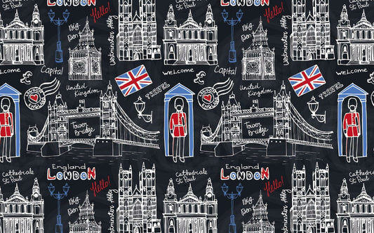 Sketch London Wall Murals