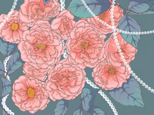 Pink Petals Jewellery Wall Murals