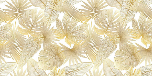 Gilt Leaves Wall Murals