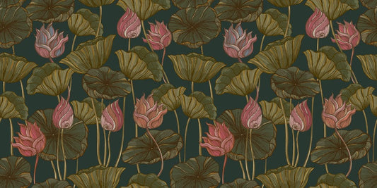 Fire Lotus Wall Murals