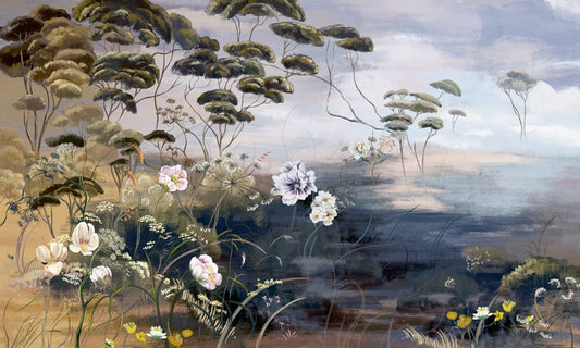 Classic Plants Painting Wall Murals