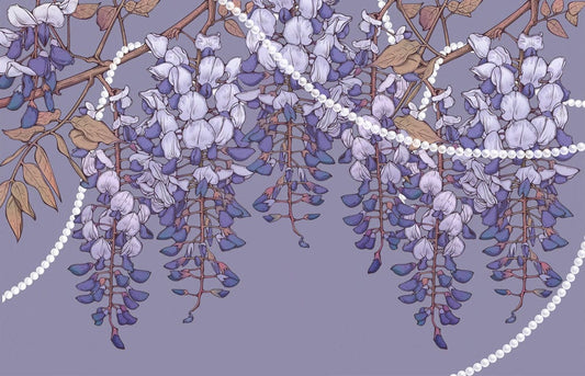 Wisteria Flower Wall Murals