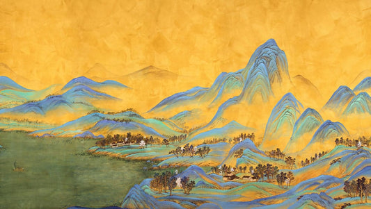Distant Mountain Groups Wall Murals
