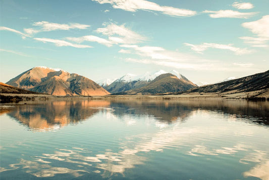 Lake under Mountain Wall Murals