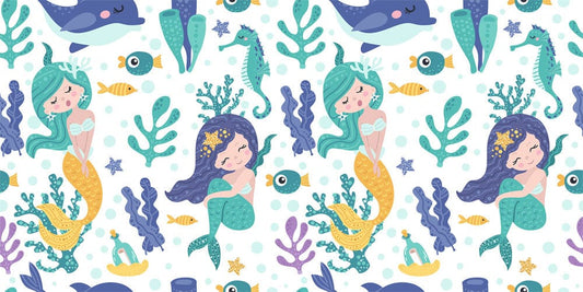 Sea Mermaid Wall Murals