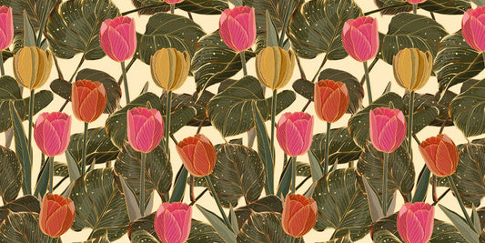 Tulip Focus Wall Murals