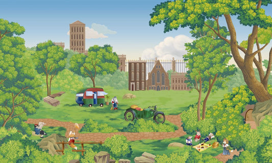 Park Picnic Wall Murals