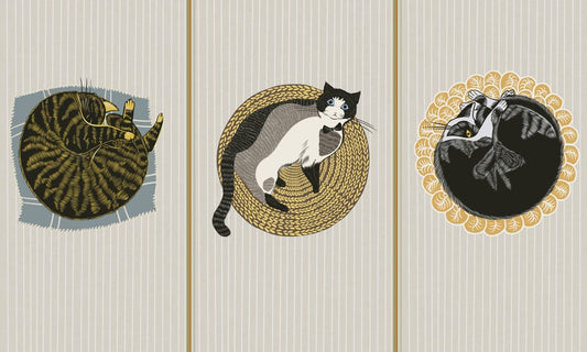 Three Cats Wall Murals