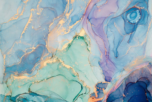 Colorful Ombre Marble Wall Murals