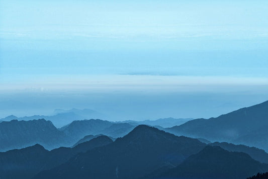 Mountains under Blue Vault Wall Murals