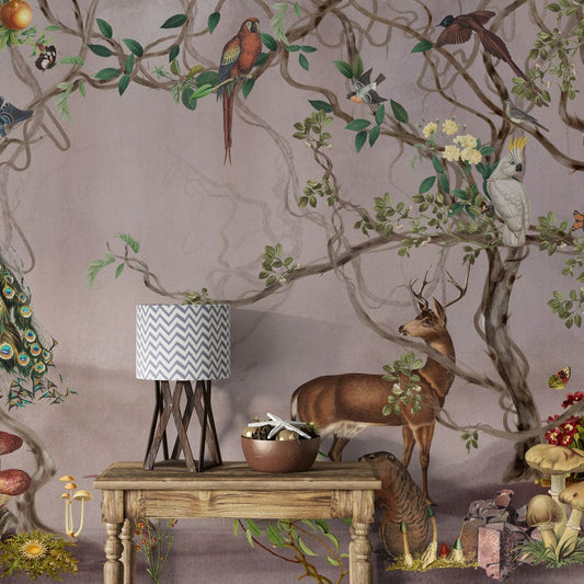 Jungle Animals Family Wall Murals II