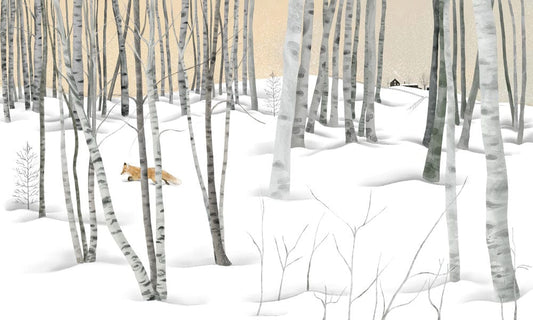 Snowland Fox Wall Murals