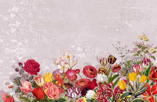 Corner of Garden Wall Murals