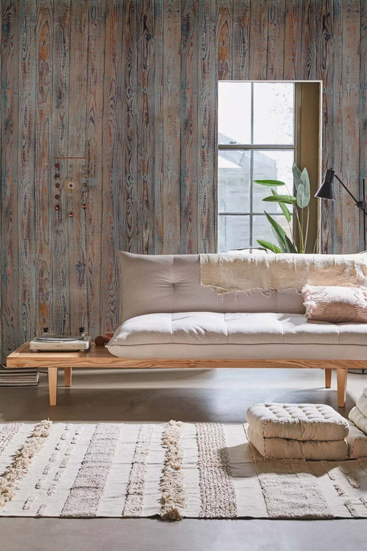 Aged Wood Wall Wall Murals