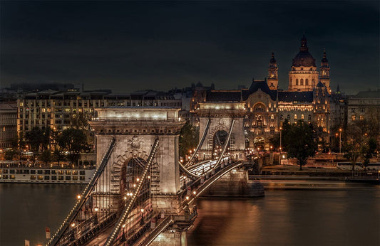 Budapest Bridge Wall Murals