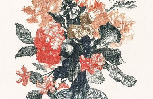 Flowers in Vase Wall Murals