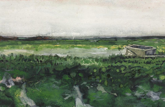 Landscape with Wheelbarrow Wall Murals