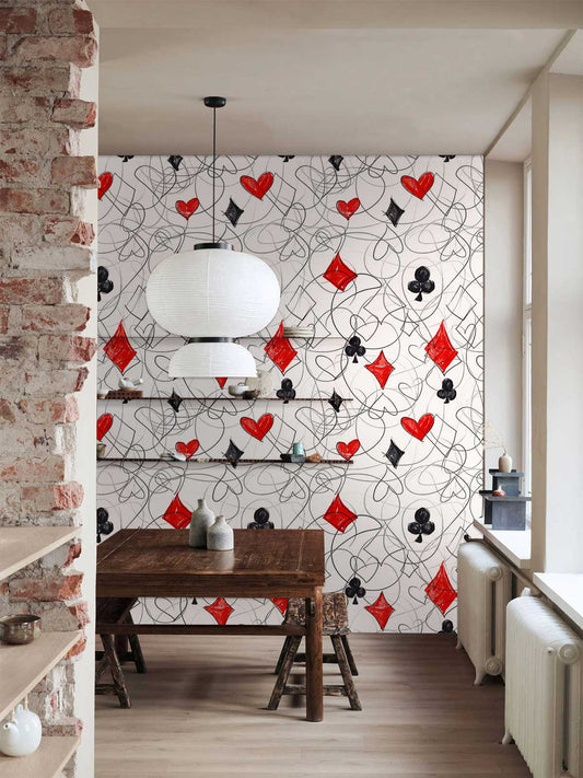 Poker Threads Wall Murals