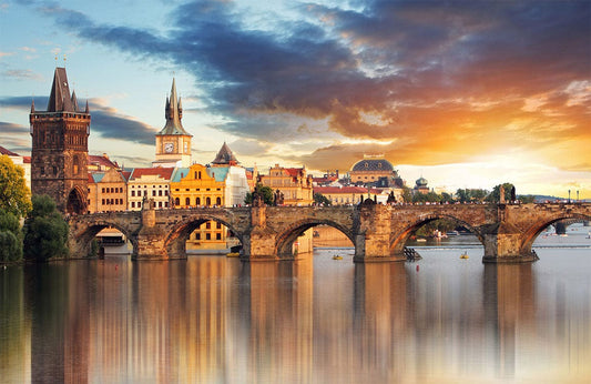 Prague Bridge Wall Murals