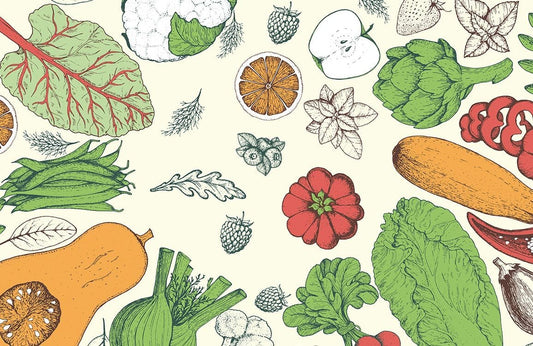 Fruit and Vegetables Wall Murals